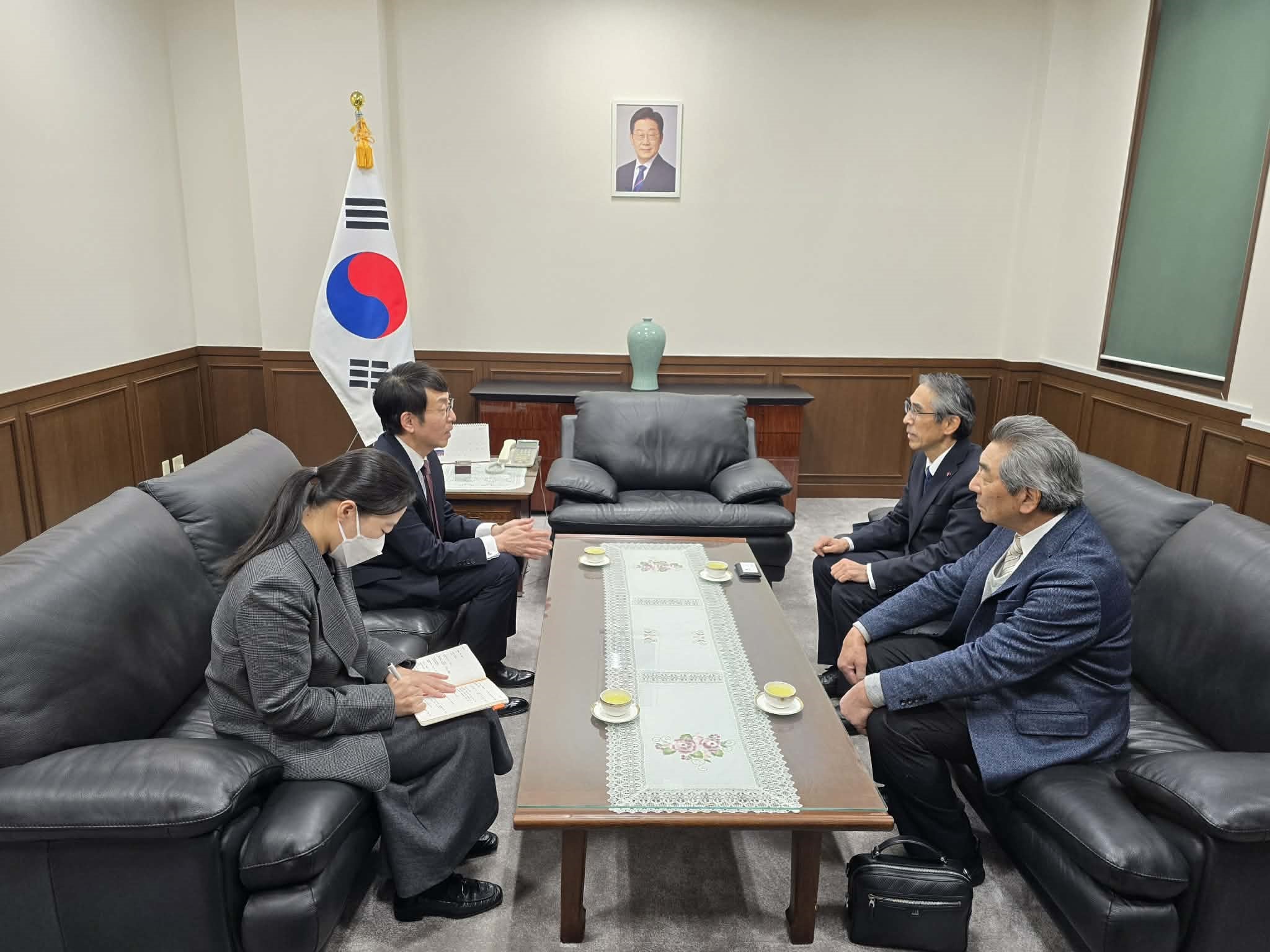 尼崎市日韓親善議員連盟会長面談