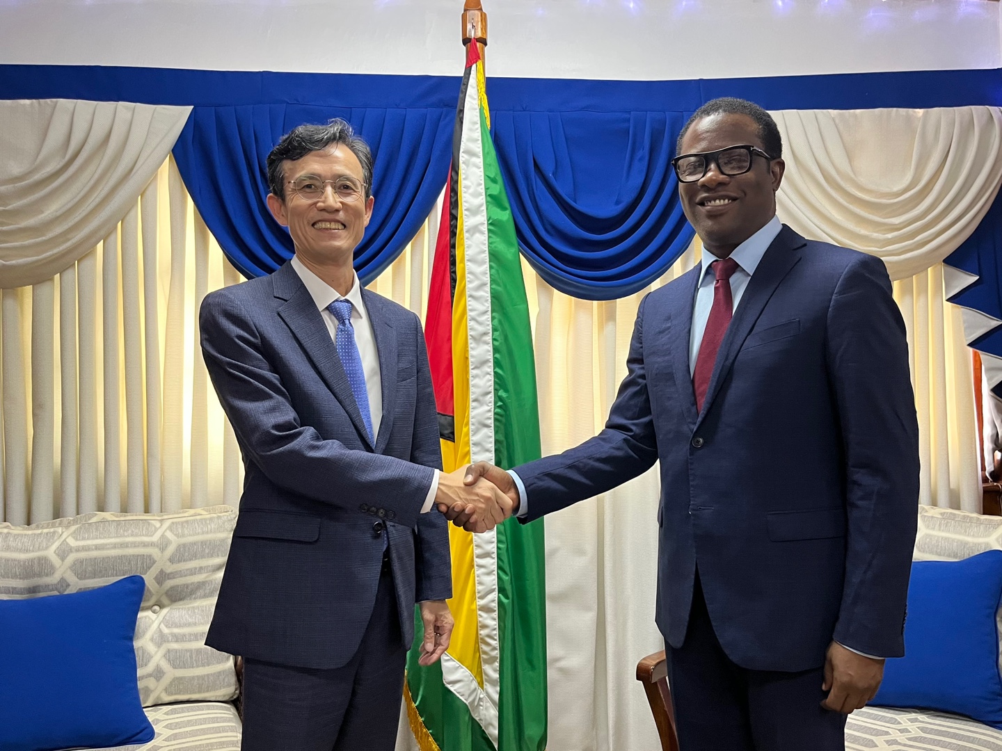 김진해 CARICOM 정부대표 가이아나 방문 결과